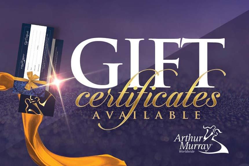Arthur Murray Gift Certificates